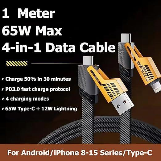 4 IN 1 FAST CHARGING CABLE